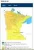 The Minnesota Department of Natural Resources statewide fire danger map. Image courtesy of MN DNR